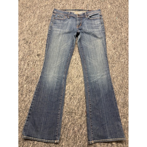 Citizens Of Humanity Denim - Citizens of Humanity Ingrid 002 Low Waist Flare Jeans Medium Wash Stretch 32x32